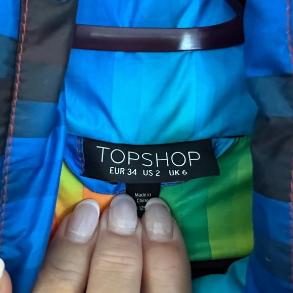 Top shop retro Neon Puffer - Picture 2 of 3